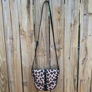 Vera Bradley Leopard Print Crossbody Bag